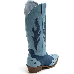 SHOES Abby Dame cowboystøvle 9632A - Jeans Outlet