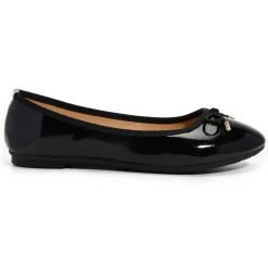 SHOES Alli dame ballerinasko VG256 - Black Vernice Discount