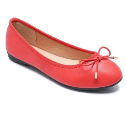 SHOES Alli dame ballerinasko VG256 - Rosso