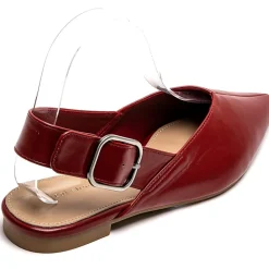 SHOES Amance dame slingback ballerinaer 9705 - Red Online