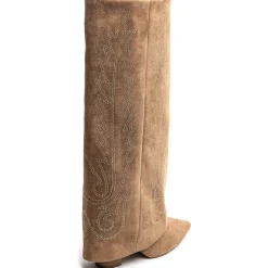 SHOES Annabelle dame støvler 7675A - Camel Discount