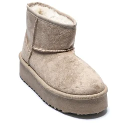 SHOES Ariane dame bamsestøvler WD145 - Beige Clearance