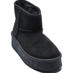 SHOES Ariane dame bamsestøvler WD145 - Black Online