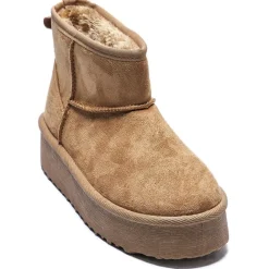 SHOES Ariane dame bamsestøvler WD145 - Camel Online