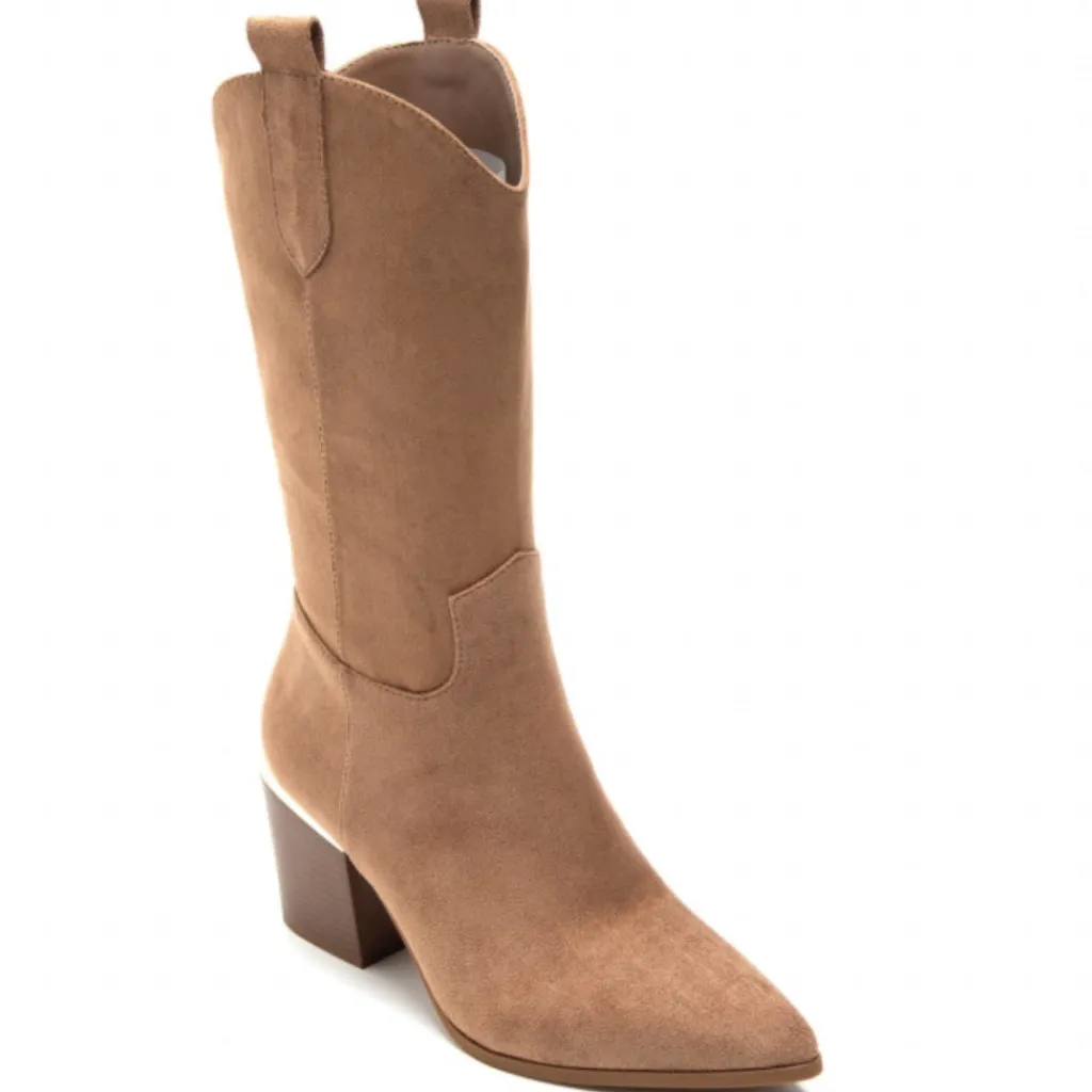 SHOES Astrid dame cowboystøvler 9600 - Camel New