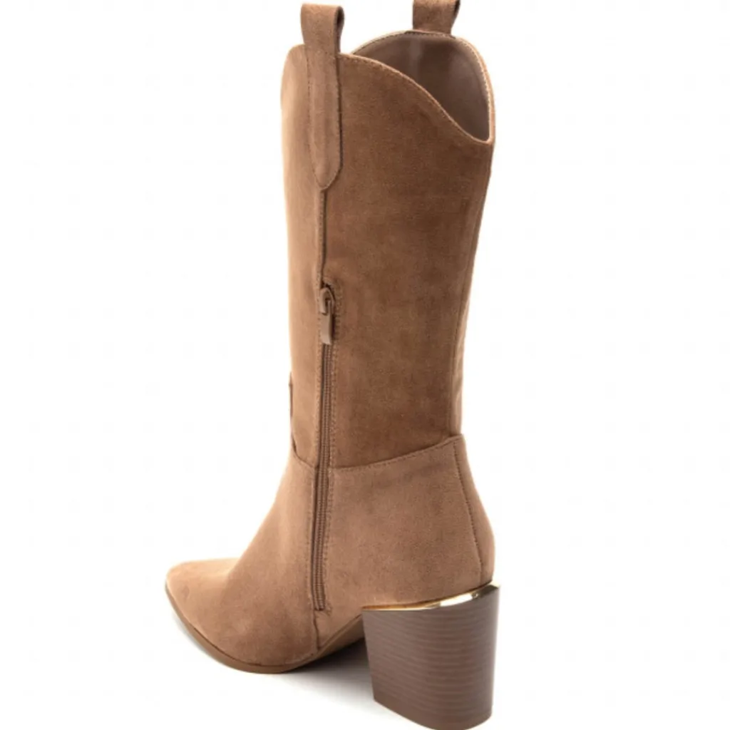 SHOES Astrid dame cowboystøvler 9600 - Camel New