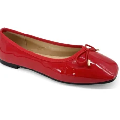 SHOES Benita dame ballerina 9988-76 - Red Discount