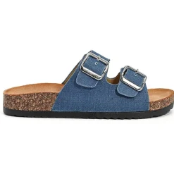 SHOES Bertha dame sandaler WD295 - Jeans Chiaro