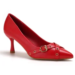 SHOES Brigitte dame sko 77-546 - Red Best