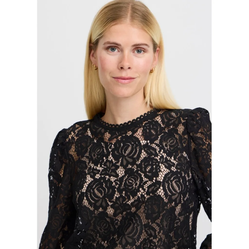 b.young Dame Bluse BXGILACE - Black Hot