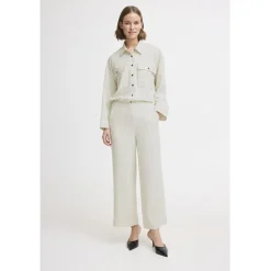 b.young dame bukser BYDANNIA - Birch Mix Clearance