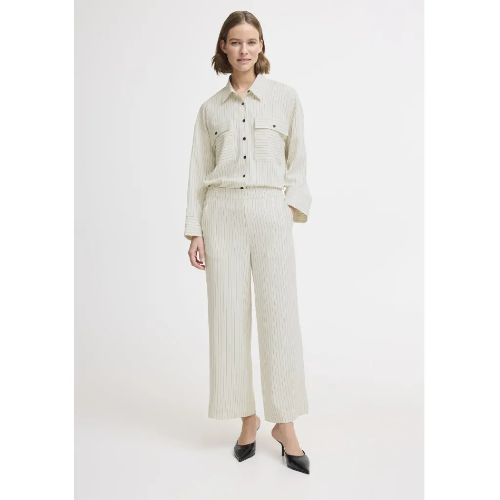 b.young dame bukser BYDANNIA - Birch Mix Clearance