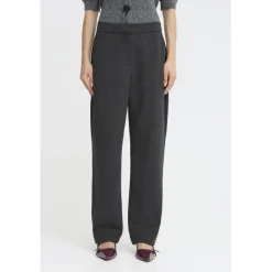 b.young dame bukser BYDANTA - Black Melange Outlet