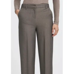 b.young dame bukser BYDANTA - Walnut Melange Online