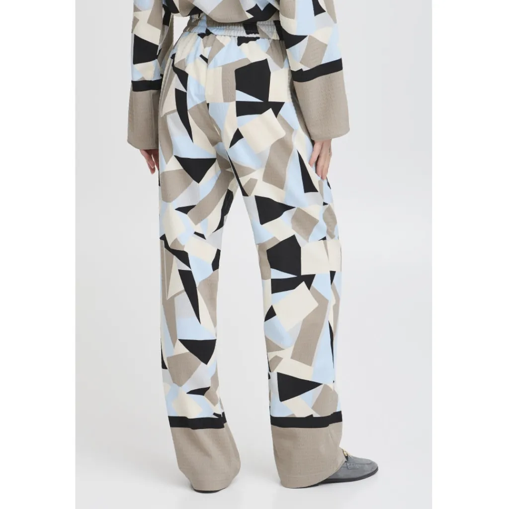 b.young dame bukser BYFAVIA - Humus Blocks Discount