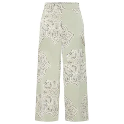 b.young dame bukser BYJANNIKE - Tea Paisley Mix Sale