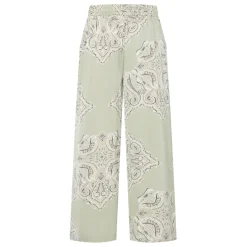 b.young dame bukser BYJANNIKE - Tea Paisley Mix Sale