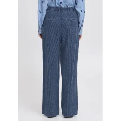 b.young dame bukser BYKANILLA - Mid Blue Denim Discount