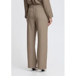 b.young dame bukser BYMMIDDE - Walnut Melange Clearance