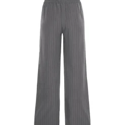 b.young dame bukser BYMMIDDE - Dark Grey Mel. Pinstripe Mix Clearance