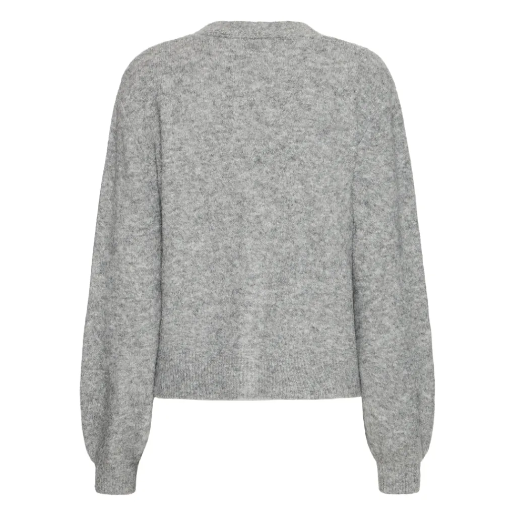 b.young dame cardigan BXOMEA - Mid Grey Melange New