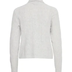 b.young dame cardigan BYMIFFA - Light Grey Melange Hot
