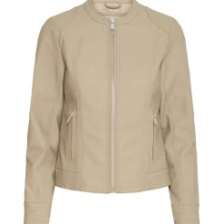 b.young dame jakke BYACOM - Roasted Cashew Discount