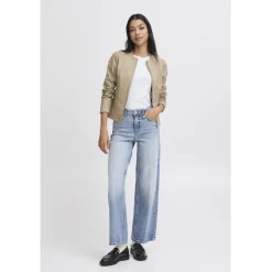 b.young dame jakke BYACOM - Roasted Cashew Discount