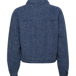 b.young dame jakke BYKANILLA - Mid Blue Denim Best