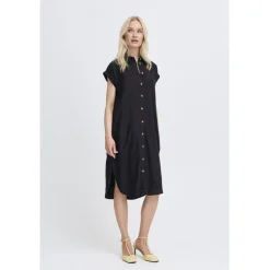 b.young dame kjole BYFALAKKA - Black