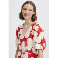 b.young dame kjole BYIBINE - Flame Flower Mix Discount