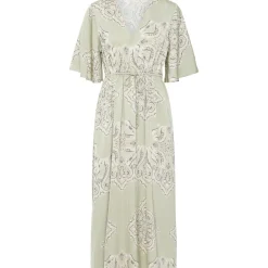 b.young dame kjole BYJANNIKE - Tea Paisley Mix New