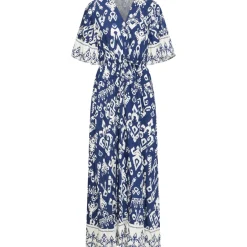 b.young dame kjole BYJASMINA - Medieval Blue Eth Mix Online