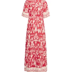 b.young dame kjole BYJASMINA - Flame Scarlett Eth Mix Clearance