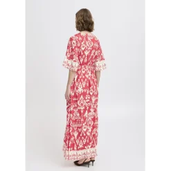 b.young dame kjole BYJASMINA - Flame Scarlett Eth Mix Clearance