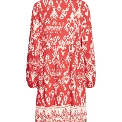 b.young dame kjole BYJASMINA - Flame Scarlett Eth Mix Clearance