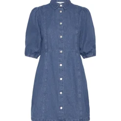 b.young dame kjole BYKAPUCA - Mid Blue Denim