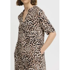 b.young dame kjole BYMMJOELLA - Birch LEOPARD Online