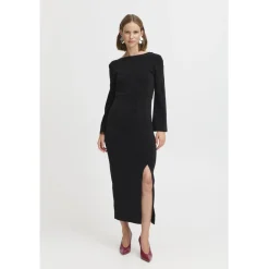 b.young dame kjole BYSHILOH - Black Mix Outlet