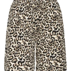 b.young dame shorts BYFALAKKA - Rainy Day Leopard Mix Online