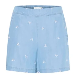 b.young dame shorts BYKOSMO - Light Blue Denim Online
