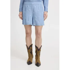 b.young dame shorts BYKOSMO - Light Blue Denim Online