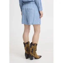 b.young dame shorts BYKOSMO - Light Blue Denim Online