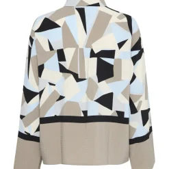 b.young dame skjorte BYFAVIA - Humus Blocks Hot