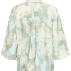 b.young dame skjorte BYIBINE - Blue Haze Blur Hot