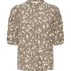 b.young Dame Skjorte BYJOSA - Walnut Floral Mix Clearance
