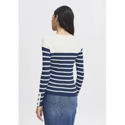 b.young dame strik BYMMORLA - Marshmallow Mix Sale