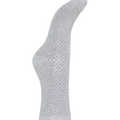 b.young B:YOUNG dame strømper BAWLI - Grey Dots Sock Outlet