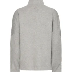 b.young DAME SWEATSHIRT BYPUSTI - Mid Grey Melange Sale