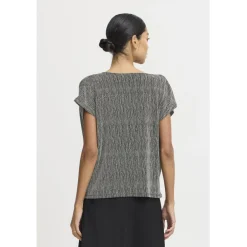 b.young dame top BYSHILOH - Silver Mix